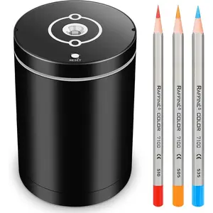 Fully Automatic Rechargeable Smart Electric Pencil Sharpener for 6-8mm No.2/Colored Pencils, Suitable for School Classroom Office Home