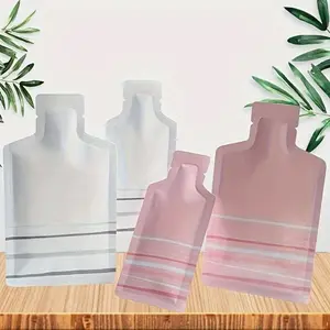 Heat-sealed shampoo sample bottle-shaped aluminum foil bag packaging, cosmetic sample, travel size
