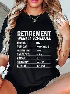 100% Cotton Funny Retirement Gift For Men Women Cool Retired Retiree T-Shirt