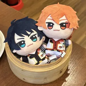 10cm Twisted Deuce Spade Riddle Trey Clover Plushie Ace Cater Diamond Cosplay Stuffed Plush Doll Toys Pendant Birthday Xmas Gift