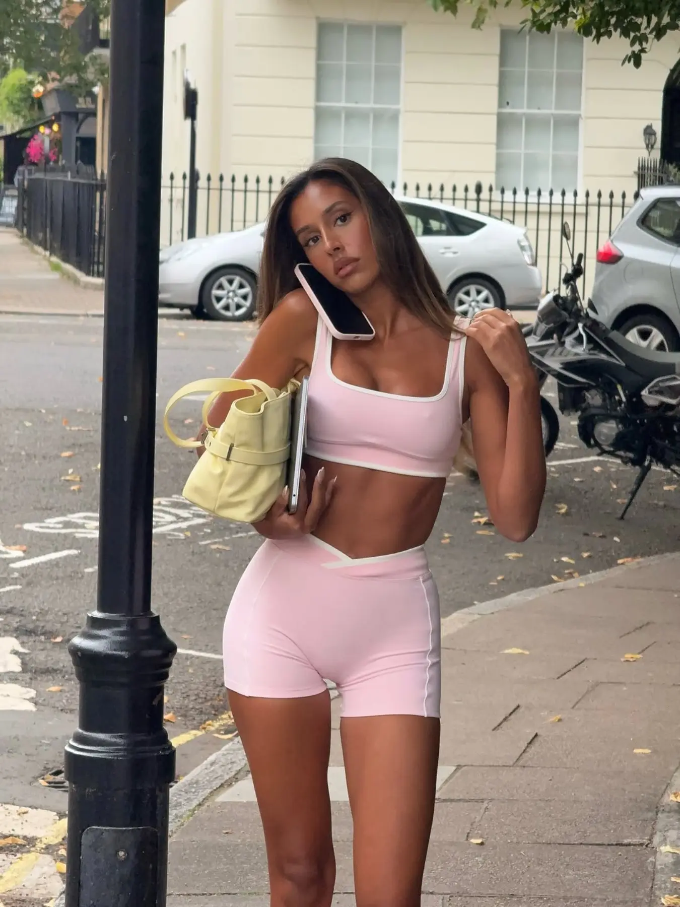 Women's Sporty Sleeveless Tank Top Set, Colorblock Binding, Square Neck, Cross Waist Design, Gym Casual Training Running Outerwear, Workout Running Clothes, Summer Athletic Wear, Sportswear Running Fitness, Sportswear Clothing