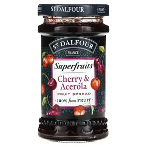 St. Dalfour Superfruits, Fruit Spread, Cherry & Acerola , 6 oz (170 g)