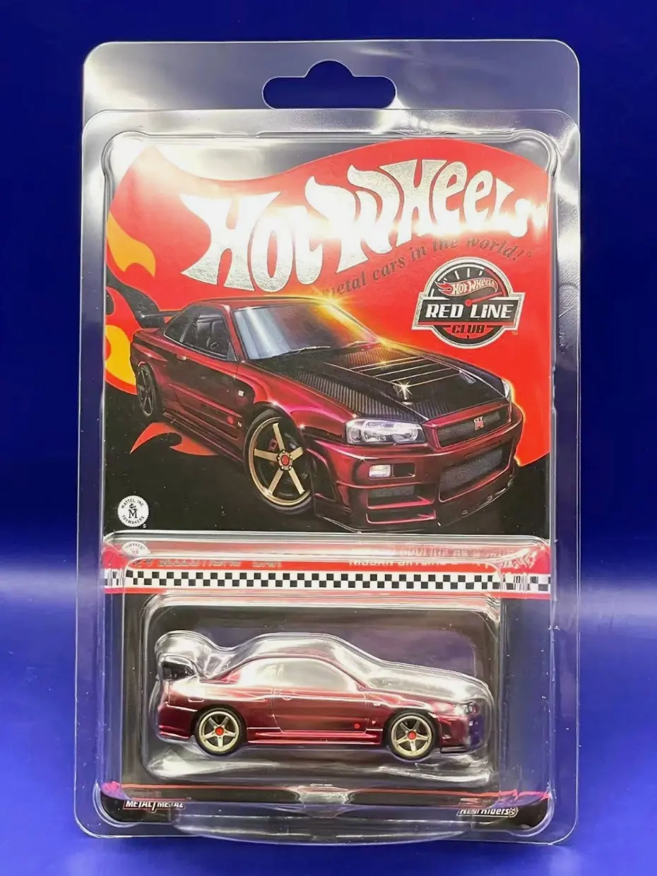 Hot Wheels RLC Exclusive Nissan Skyline GT-R BNR34 Spectraflame Oxblood Red JDM