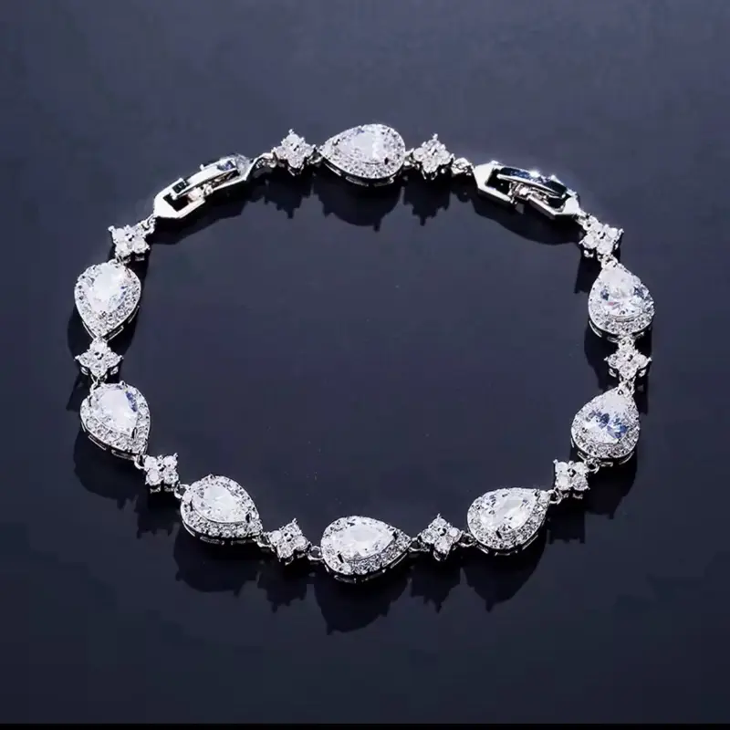High quality Moissanite gem bracelet