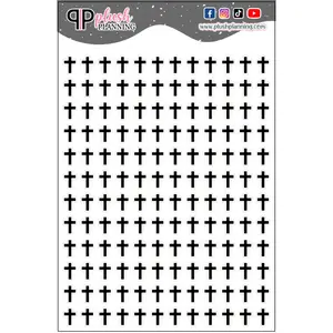 Cross Icon Planner Stickers, Church Cross Meeting