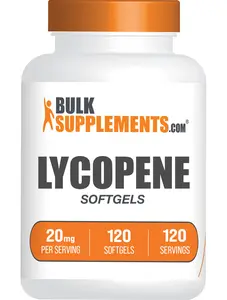 BulkSupplements - Lycopene Softgels - Immune - Eye Health - 120 Softgels - 20mg per Serving