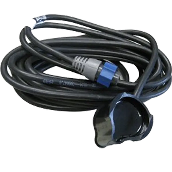 Lowrance LOW-000-14886-001 9-Pin In-Hull Mount Transducer - 83-200 kHz Frequency, Trolling Motor Compatible, 1.7 lbs, Boat Fishing Accessory Fit, Smooth Boat Operation Support, 9-Pin In-Hull Transducer, In-Hull Plug