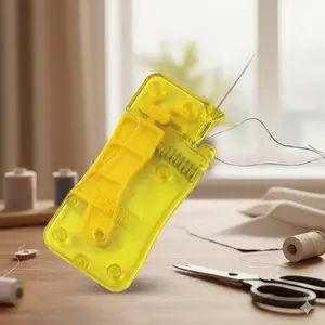 Spring Threader Tool | Anti-Slip & Durable Needle Threader | Portable Sewing Aid | Multi-Function Sewing Kit | Essential Home Sewing Supplies | Easy Threading Tool | Sewing Gadgets for All Levels | Sewing Tools