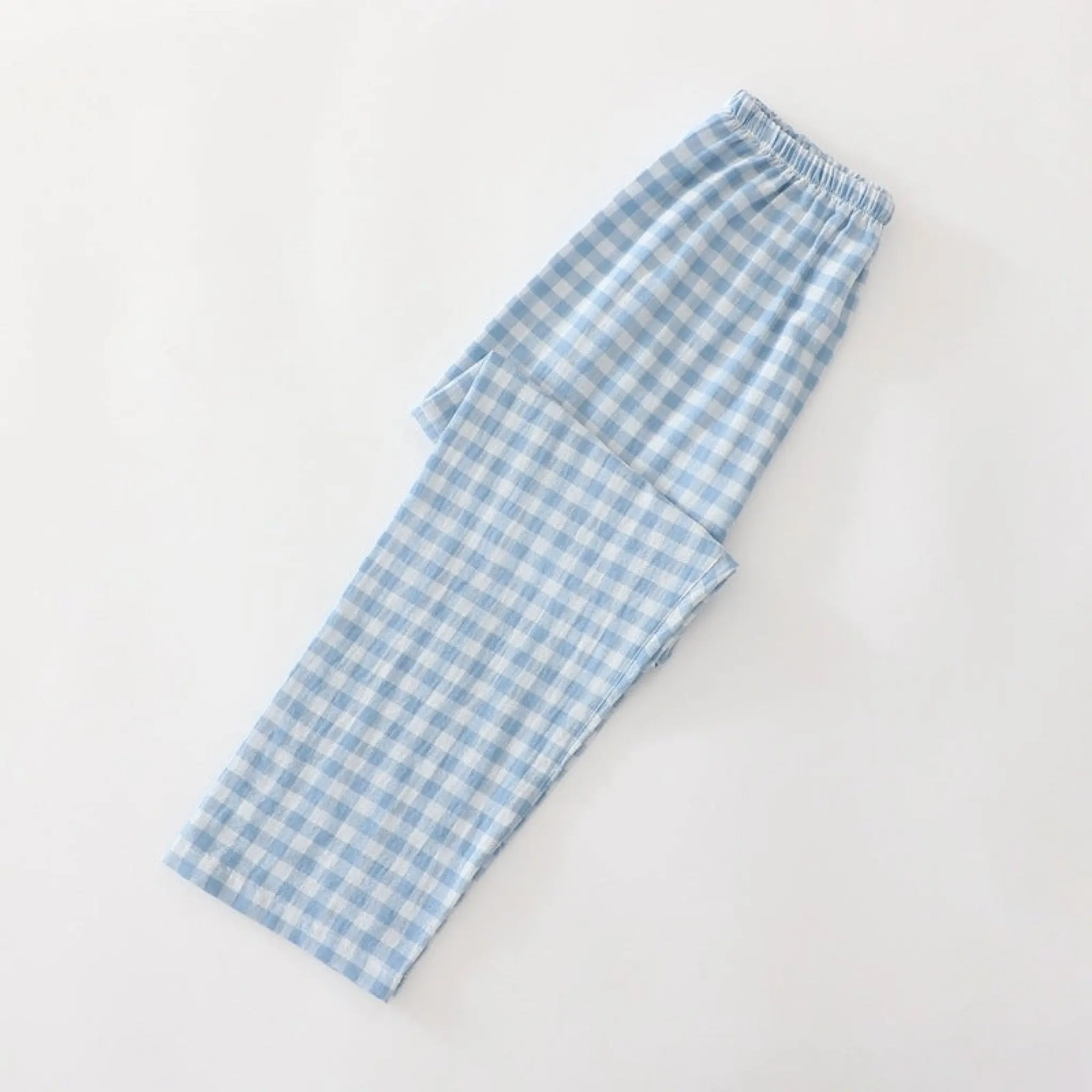 Soft Cotton Gingham Pajama Pants
