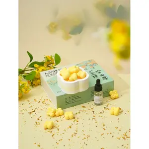 Kongshan Golden Osmanthus Aromatherapy Ornament, Plaster Diffuser Stone, Aromatherapy Gift Box, Bedroom Fragrance Gift, Osmanthus Gift Souvenir
