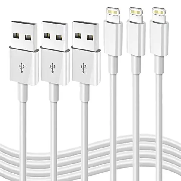 iPhone Charger Apple MFi Certified Cable,3 Pack 3FT USB-A to iPhone Cable | iPhone Fast Charger Lightning Cord Compatible with iPhone 14 13 12 11 Pro Max XR XS X 8 7 6 Plus SE iPad and More