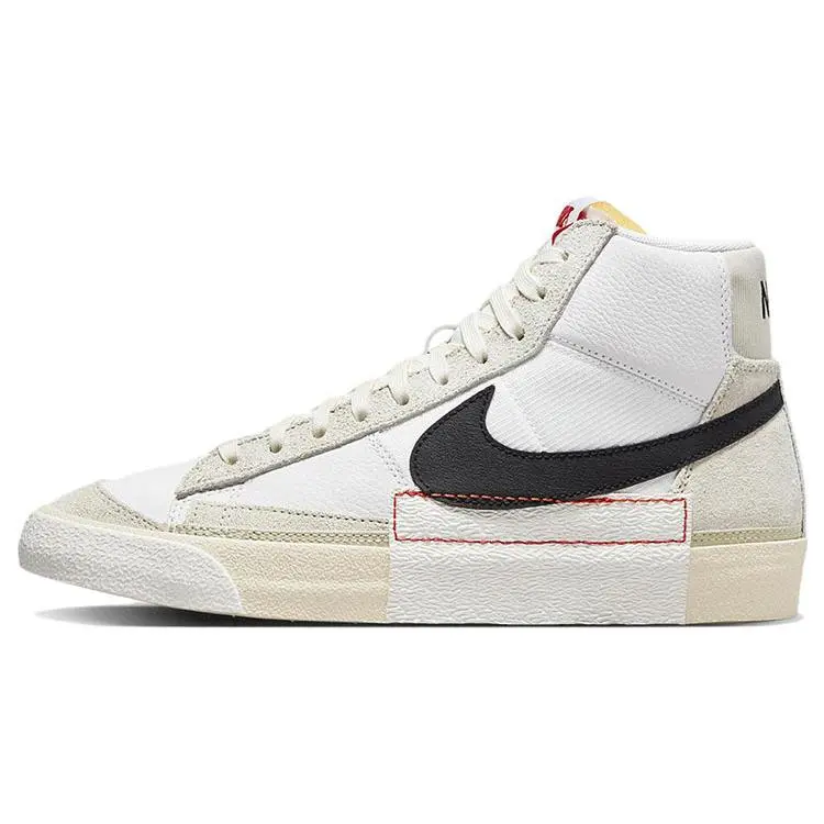 Men's Nike Blazer Remastered Mid-Top Skate Sneaker, Athletic Trainer, Casual Footwear - Black and White