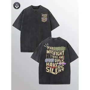 Pre-Washed Jehovah Will Battle Men'S Pre-Washed, Relaxed Sports Style Shirt, Stylish Urban Fashion, Ideal for Travel And Athletic Wear