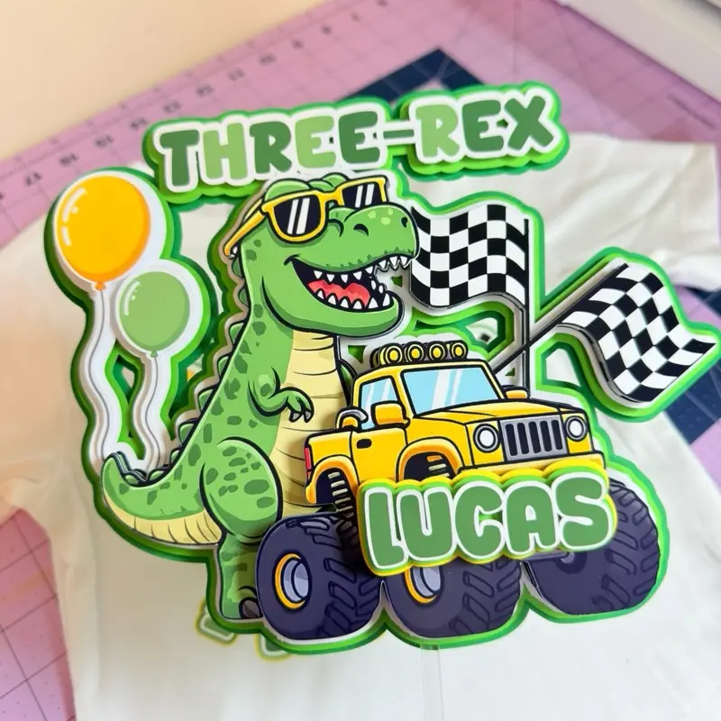 Personalized Birthday Combo – Custom Shirt + Cake Topper