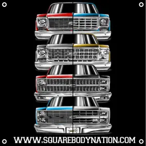 #13 Chevy Truck Grille Banner