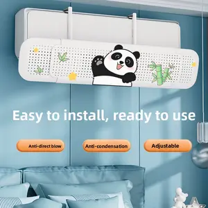 Household Air Deflector Wall-Mounted Anti-Direct Blowing Air Conditioner Wind Shield Bracket Air Deflector