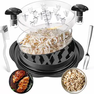 Chicken Shredder Kitchen Gadgets, Upgraded Anti-Slip Base, Maximum Grip, Meat Chopper, Dishwasher Safe, Ergonomic Handles, Shredder for Chicken