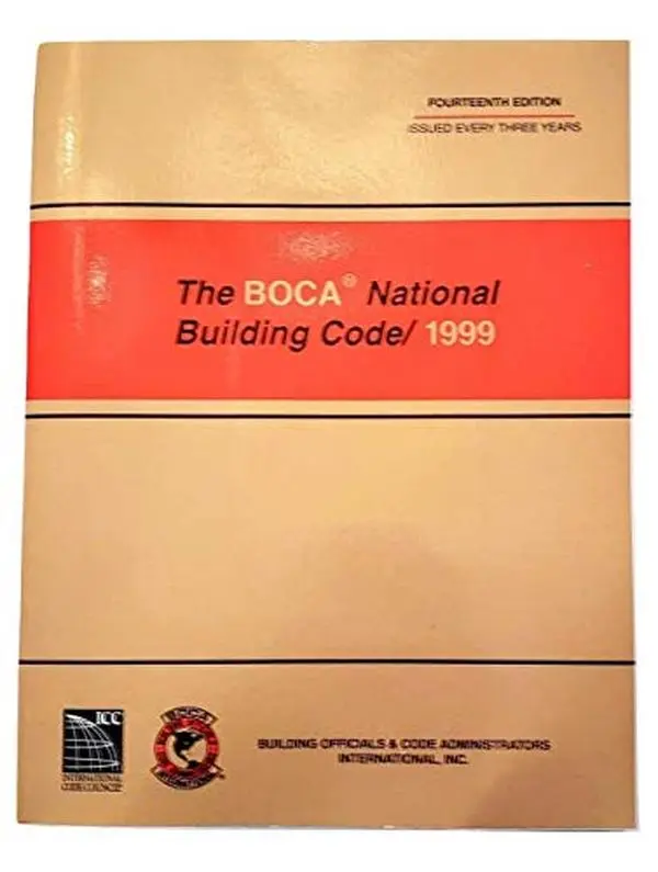 USED-Boca National Building Code 1999 by Building Officials and Code Administrators International (Paperback)