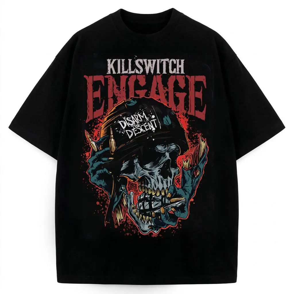 Killswitch Engage Gothic Artwork T Shirt Gift For Fans Metalhead Tee
