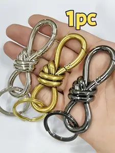 Minimalist Temperament Rope Design Keychain, Fashionable Keychain for Women & Men, Trendy All-match Keychain for Birthday Gift