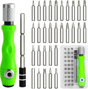 32 in 1 Small Precision Screwdriver Set, Zoikuloi Magnetic Mini Screwdriver Set, Professional Tiny Repair Tool Kit for Glasses, Watches, Laptop, Electronics, Toys, Jewelry, Computers