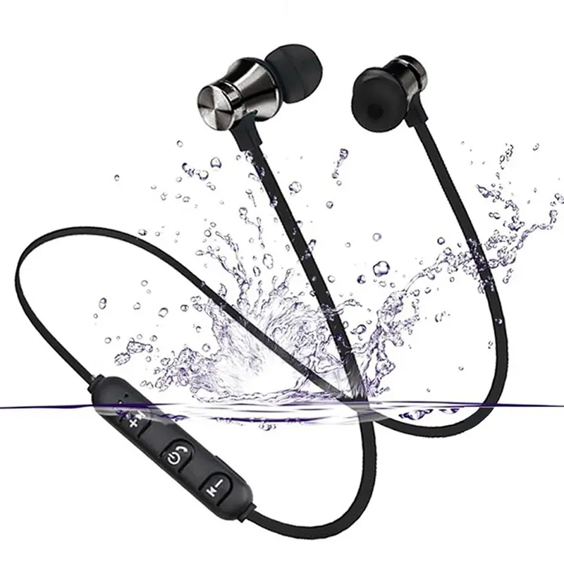 Wireless Neckband Bluetooth 4.2 Earbuds, Waterproof Magnetic Noise Cancelling Audio Electronics with Mic, Media Playback & Hands-Free Calling Wireless Headphones for Smartphones, Swimming