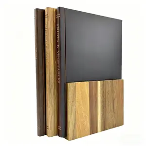 Book Cutting Board Set Of 3 with Stand, Solid Acacia Cutting Boards That Look Like Books, Decorative Cutting Board Book Set for Kitchen, Unique Book Cutting Boards Gift Stand | Fruits, Vegetables, Meat, And Bread | Statement Piece for Counter top