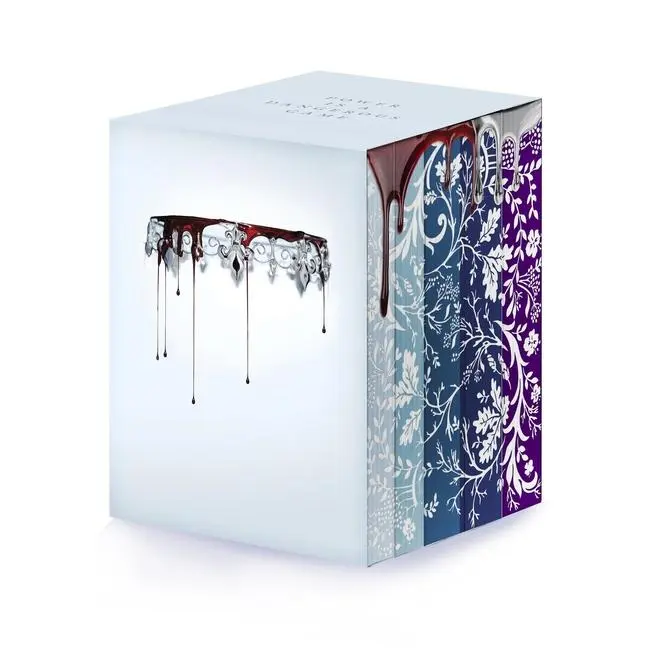 Red Queen 10th Anniversary Deluxe 5-Book Box Set with Stenciled Edges: Red Queen, Glass Sword, King's Cage, War Storm, Broken Throne -- Victoria Aveyard - Other