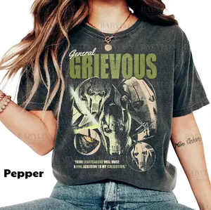 Vintage General Grievous T-Shirt, Star War Shirt, Grievous Revenge of the Sith Tshirt, Unisex Gift, Clone War Grievous Tee