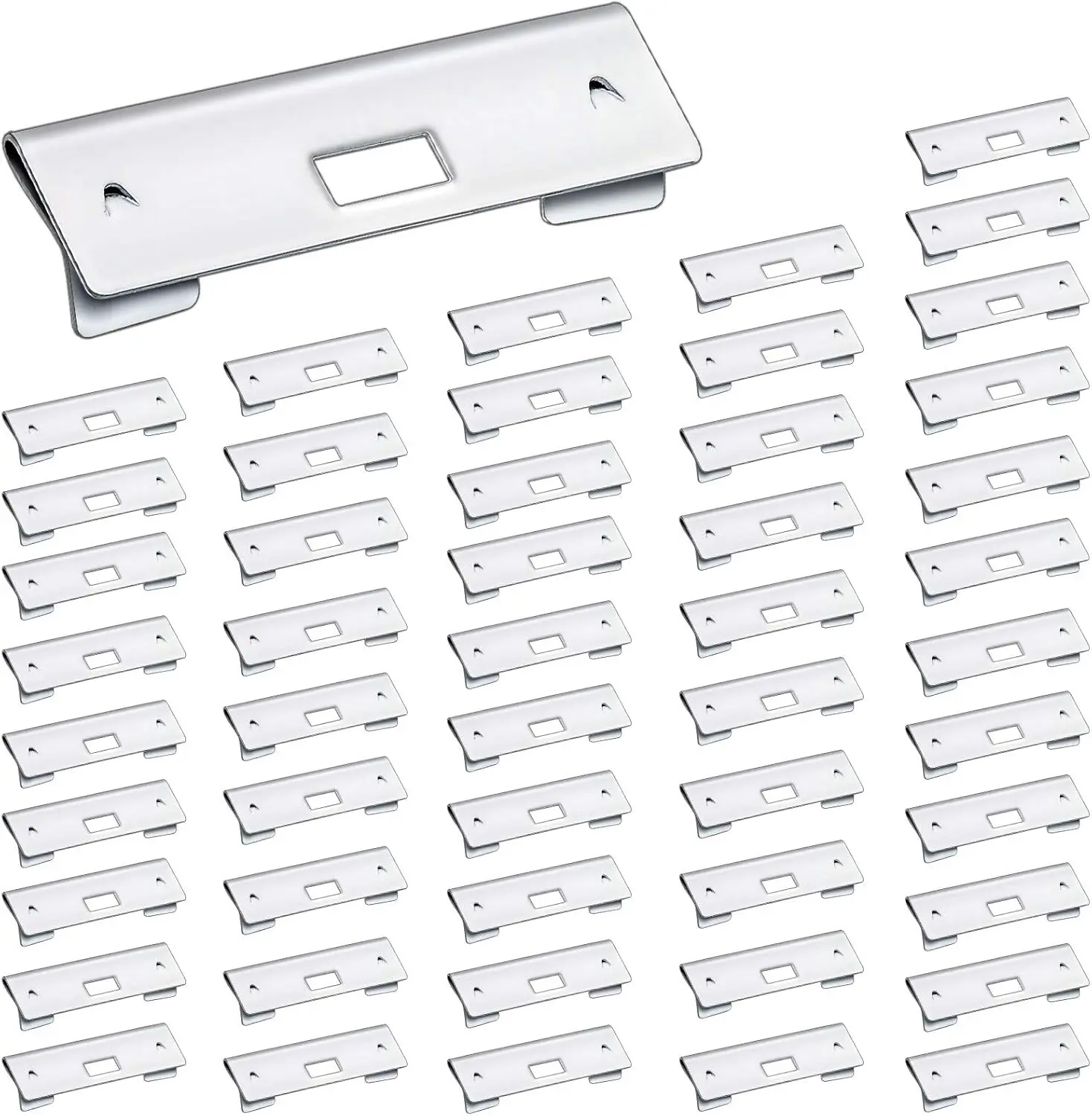 80 Pieces Vertical Blind Repair White Vane Savers Blind Repair Clips Window Replacement Slats for Fixing Vertical Window Shades Slats