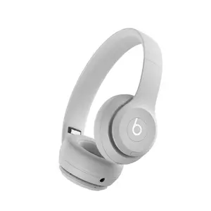 Beats Solo4 Wireless Headphones On-Ear Drenched Gray Bluetooth Audio Quality Sound for Music Lovers & Audiophiles Lithium Ion Battery Electronic