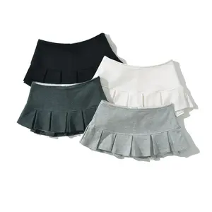 Low Waist Pleated Mini Skirt - Hot Girl Era