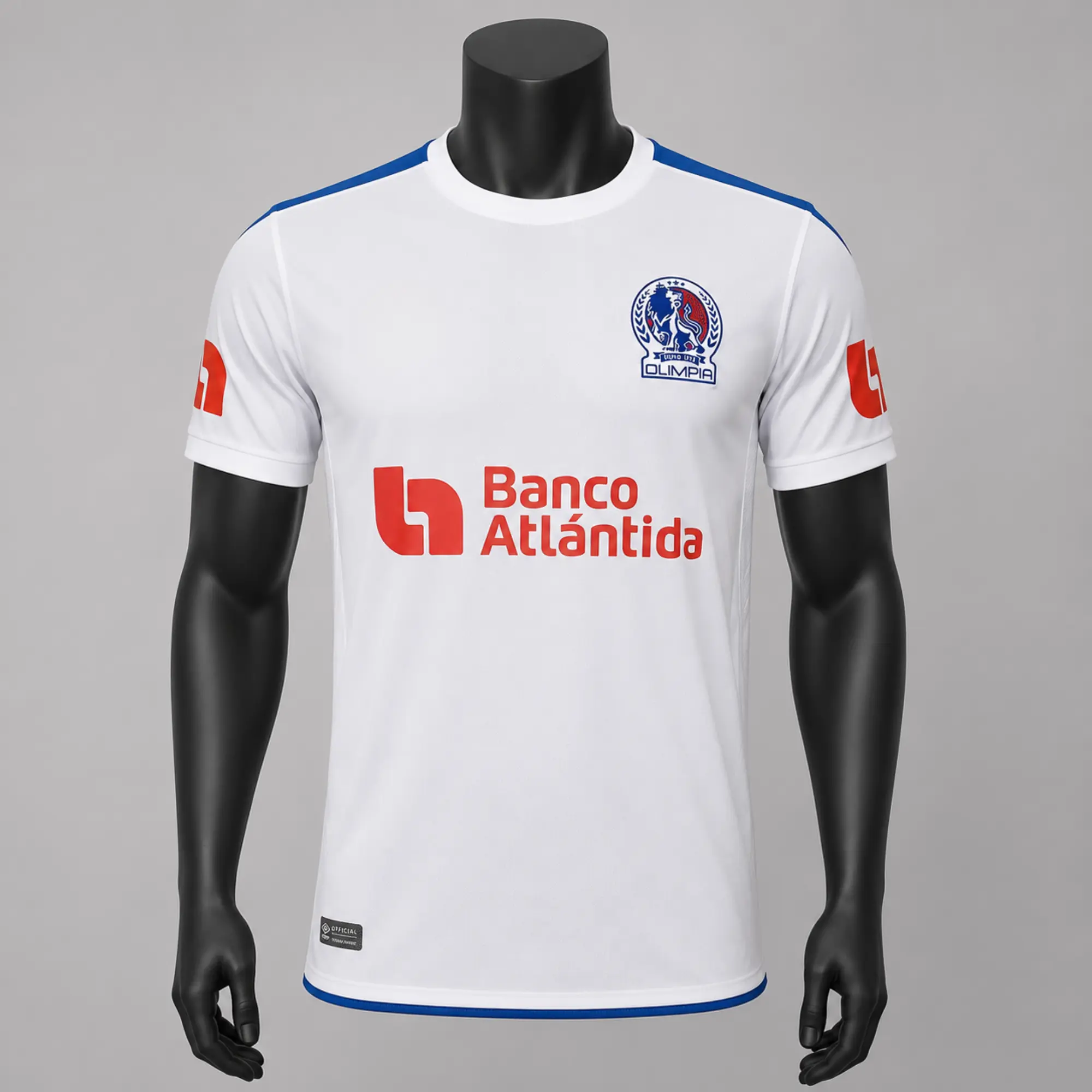 CD Olimpia 2018-19 Home Soccer Jersey - Full Print Logo