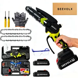 Brushless Mini Chainsaw Cordless With Ergonomic Design For Light Pruning Tree Trimming And Garden Care Portable Electric Saw For DIY And Outdoor Maintenance