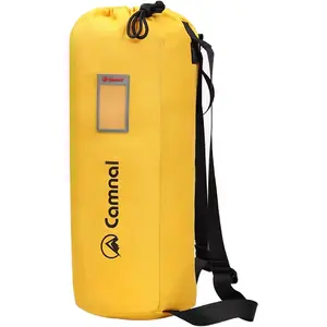 Large Capacity Rope Bag Waterproof Folding Shoulder Backpack with Tightness and Carry Straps, 330ft Arborist Throw Bag for Rock Climbing