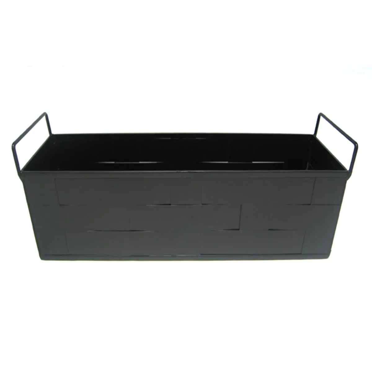 Sunscape  24 x 8 x 8 Inch Woven Flower Box - Black