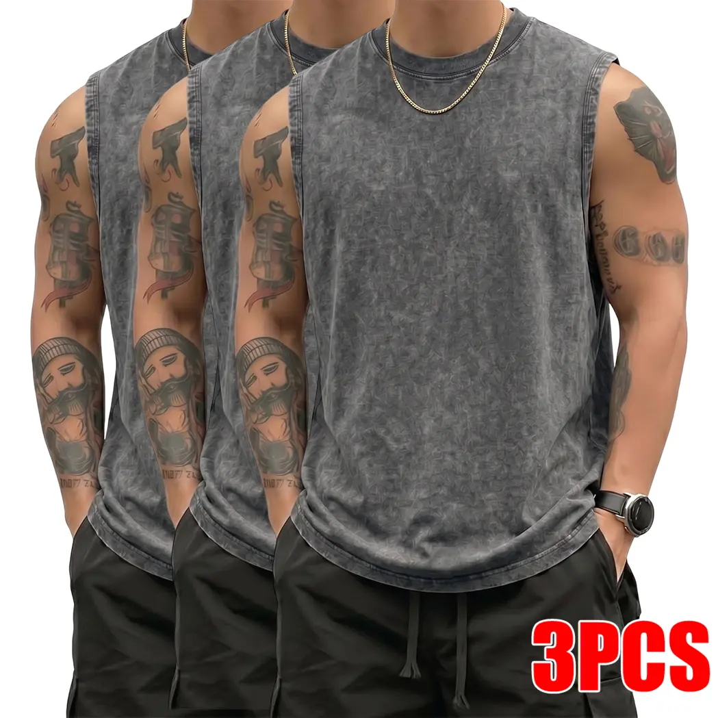 3-piece set - gray + gray + gray