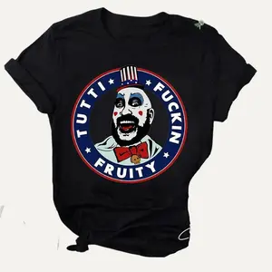 Captain Spaulding Tutti Fuckin Fruity Horror Halloween Vintage T-Shirt, Captain Spaulding Shirt, Horror Halloween Shirt