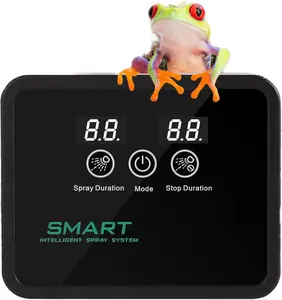 Reptile fogger  Spray System, Reptile Humidifiers Automatic with Timer, Reptile Mister with 360Adjustable Misting Nozzles for Terrariums Amphibian Lizard Snake Frog