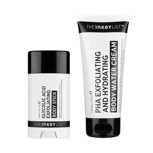 The INKEY List Exfoliating Body Duo - Glycolic Acid Stick & PHA Cream