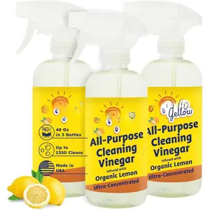 Vinegar  Purpose Cleaning  | Distilled Cleaning Vinegar | -Derived  Purpose Cleaner | Living Room, Bathroom, & Kitchen | 3 Pack