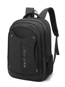 17.3 INCH LAPTOP BACKPACK WATER RESISTANT Adjustable Durable BUSINESS TRAVEL BACKPACK FOR MEN COLLEGE STUDENTS WITH MULTI-COMPARTMENT & TSA FRIENDLY DESIGN, BLACK