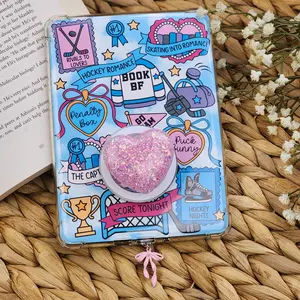 3-Piece Kindle Accessory Set for Clear Case - Pucky Bunny Hockey Romance