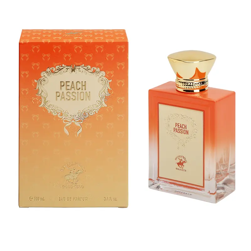 Beverly Hills Polo Club | Peach Passion Gourmand 3.4oz / 100ml Eau de Parfum Spray for Women – Long-Lasting All-Day Scent | Ideal for Everyday Wear, Date Nights, or Special Occasions