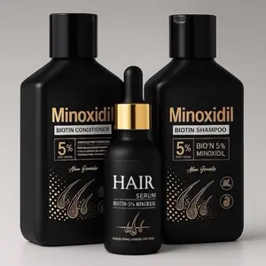 5% Minoxidil Hair Growth Shampoo & minoxidil Conditioner,Volumizing, Used for men and women with hair loss and thinning hair ,Supports Hair Growth, Hair Strengthening with Minoxidil Oil  300ml