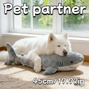 1 shark pet plush toy, colorful tie-dye cat and dog plush toy, a variety of colors to choose from, washable cat and dog significant other toys, shark toys, soft plush toys, dog significant other toys