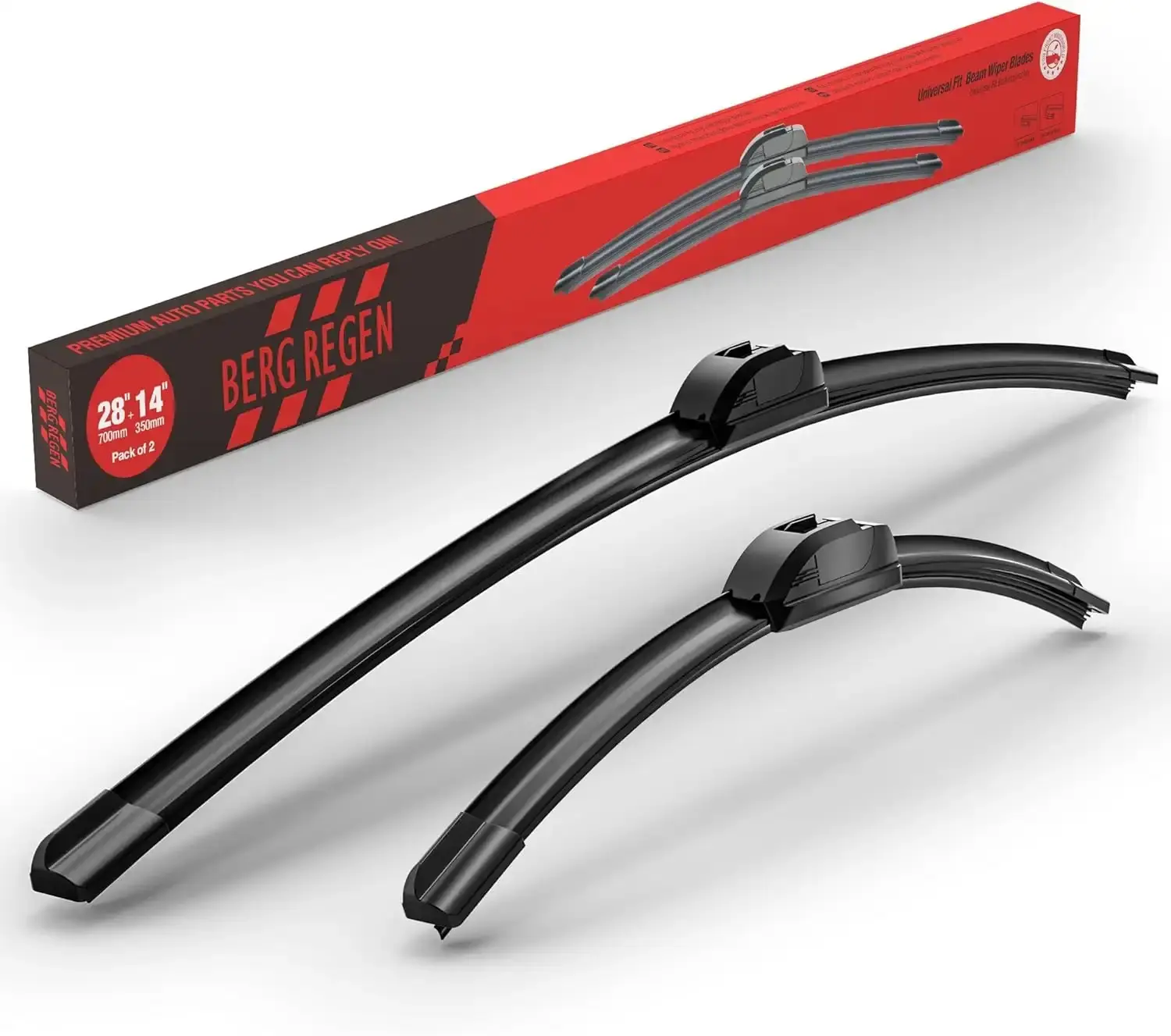 28"+14" Windshield Wiper Blades Replacement for Toyota Corolla 2020-2024,Prius C 2012-2019,Honda Fit 2009-2020,Hyundai Elantra 2011-2016,Kia Forte 2014-2018–Genuine OEM Quality (Set of 2)