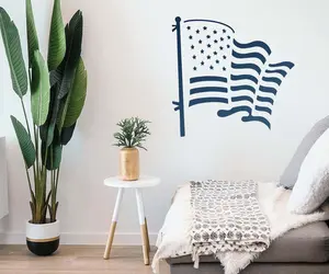 American Flag Stencil - Art and Wall Stencil
