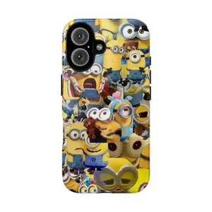 Minions phone case for iphone 11,12,13,14,15,16.17