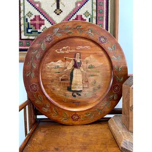 Vintage Wood Plate Vintage Wood Plate